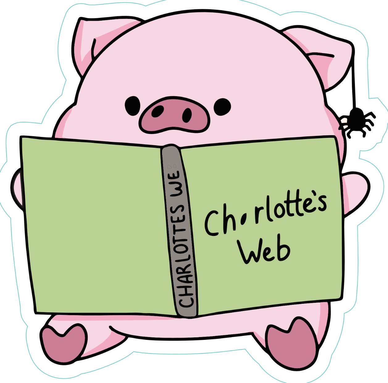Charlotte Web Pig STICKER SHOCK Charlotte web pig sticker shock
